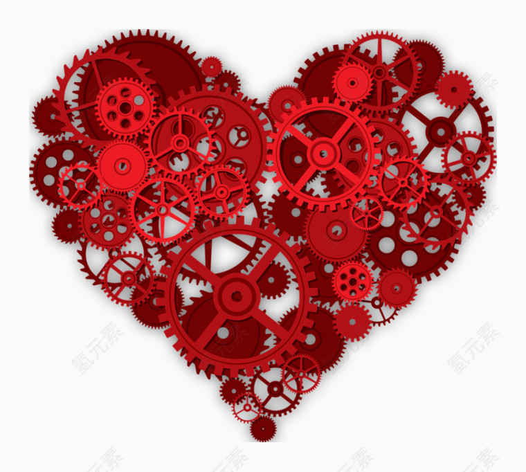 爱心桃齿轮