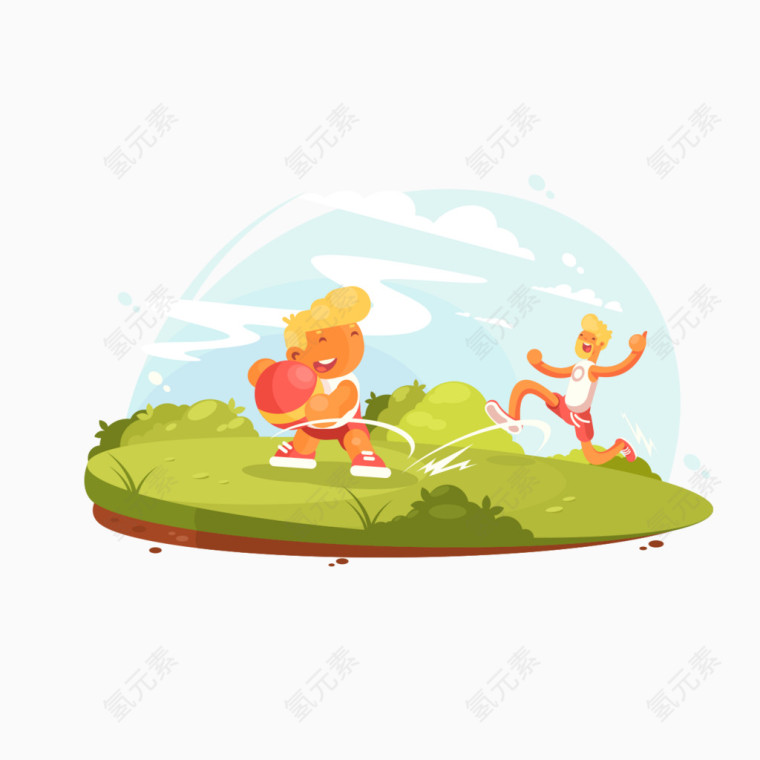 海边玩耍的人