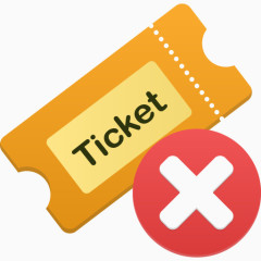ticket remove图标