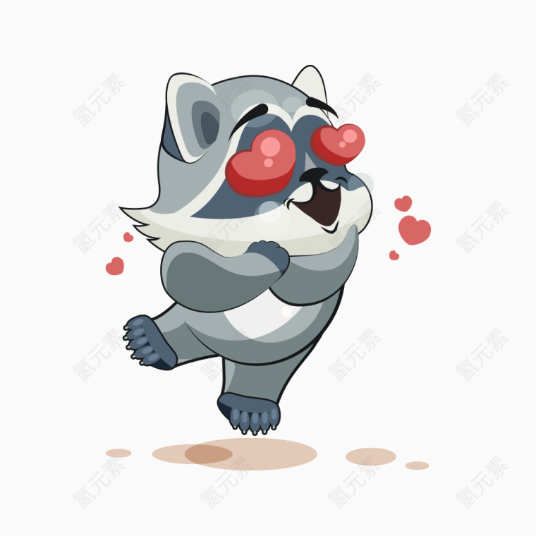 卡通小熊猫表情包