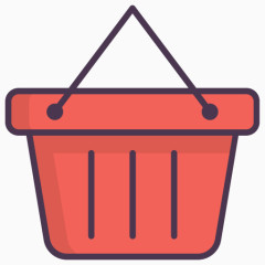 篮子购买车网上购物店购物购物篮线的颜色混合卷