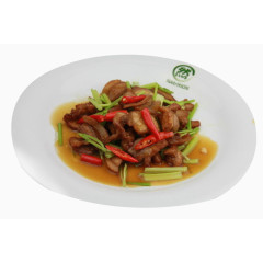 芹椒炒肉