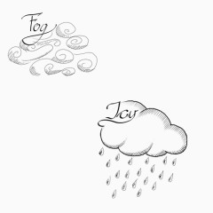 手绘天气