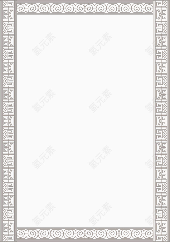 灰色花纹边框