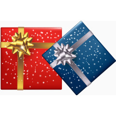 蓝色红色包装精美立体礼盒