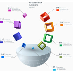 矢量创意结构图
