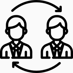 公司团队商务使用免抠图标icon