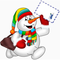 卡通雪人