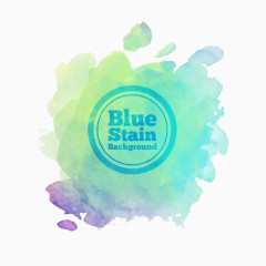 绿色水墨画背景