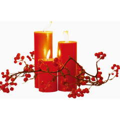 喜庆蜡烛结婚节日