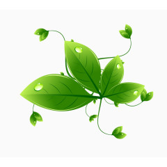 矢量绿色植物