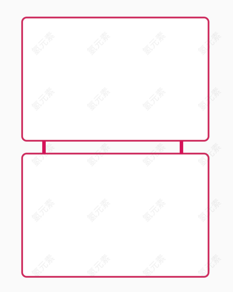 矢量商品展示框底框