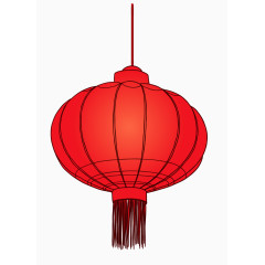 卡通红色灯笼