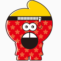 可爱卡通小怪兽