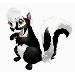 卡通松鼠矢量图