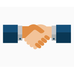 卡通握手png免费素材矢量