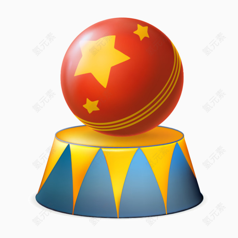 卡通马戏团球表演器材