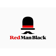 黑色简易绅士图形