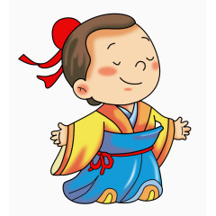 小古人PNG素材