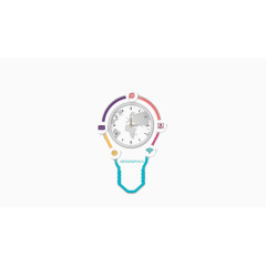 彩色PPT文本框模板