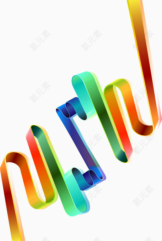 炫彩绸带