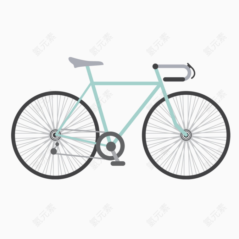 简约风自行车
