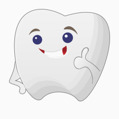 点赞的牙齿