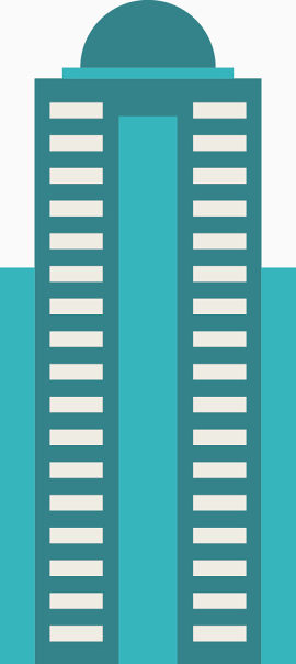 矢量创意设计高层地标建筑图标