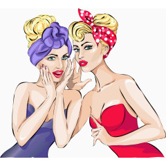 说悄悄话的欧美美女