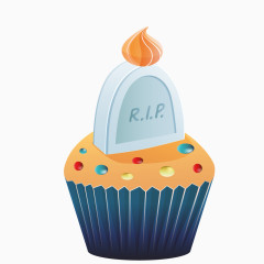 万圣节墓碑蛋糕