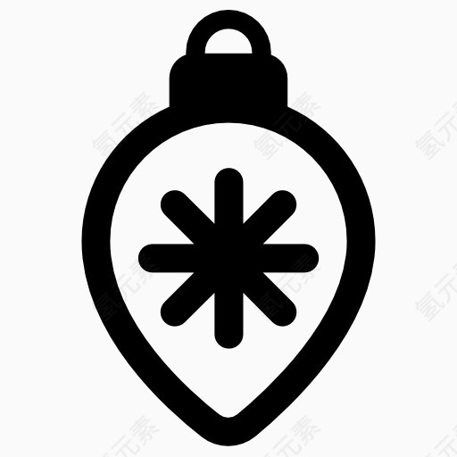 圣诞树彩灯图标