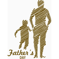 父亲节矢量免费素材