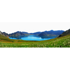 长白山天池全景