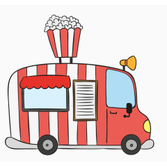 卡通冰淇淋汽车