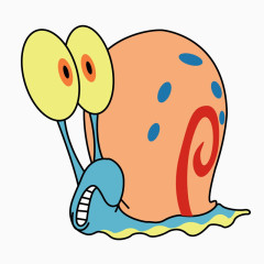 爬行的蜗牛素材