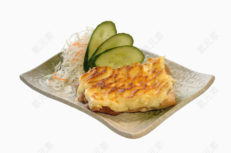 产品实物芝士烤鸡排