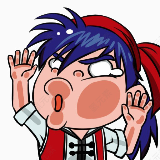 手绘卡通人物头像