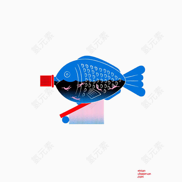 蓝色小鲤鱼