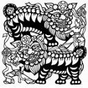 手绘古典图片古典
