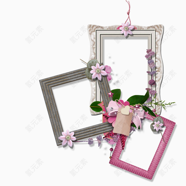 清新边框花纹