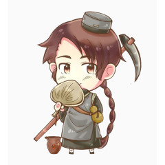 卖醋的古装小男孩