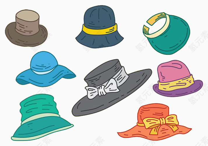 帽子礼帽装饰蝴蝶结