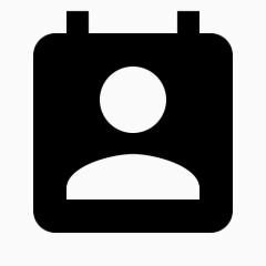 卡尔接触烫发谷歌材料设计图标