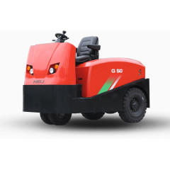 橙色电动卡通牵引车