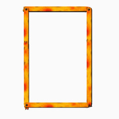 仿原木条边框素材