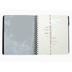 一本打开的日记本