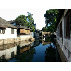 古镇小桥流水