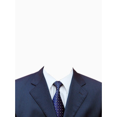 正装证件照免抠素材