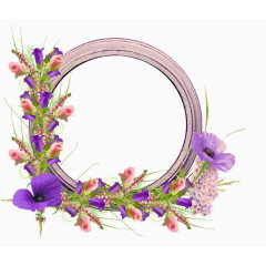 卡通手绘花草素材