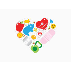 医疗与水果图标